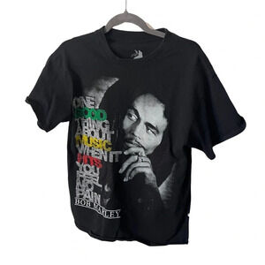 Zion Rootswear | Multi-Colour  Bob Marley Graphic T-Shirt | Size M